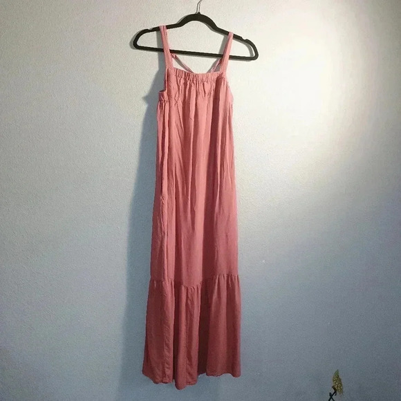 Old Navy Womens Mauve-ish Maxi Dress Spaghetti Strap Size Small - Picture 2 of 10